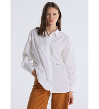 Lois Jeans para mujer. 431972886 Camisa Letizia Elna blanco (S), Casual, Algodón, Manga larga