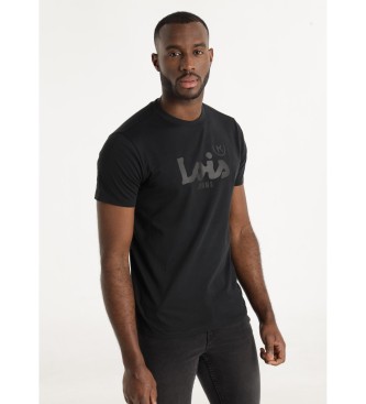 Lois Jeans para hombre. 158373493 Camiseta Romeo Perfecto negro (S), Casual, Algodón, Manga corta