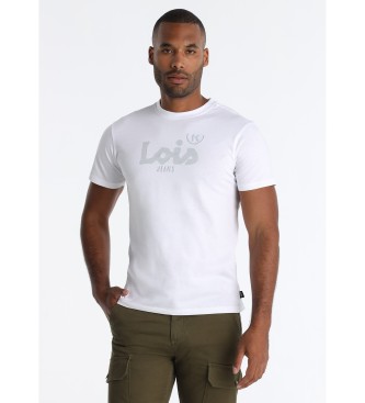 Lois Jeansvoor mannen. 158373493 Romeo T-shirt wit (M), Casual, Katoen, Korte mouwen