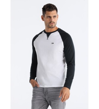 Lois Jeansvoor mannen. 158343475 Alexe Tesnim T-shirt wit (XS), Casual, Katoen, Lange mouwen