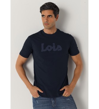 Lois Jeans para hombre. 157253322 Camiseta de manga corta marino (M), Casual, Algodón