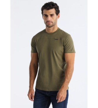 Lois Jeans para hombre. 158252825 Camiseta Raul verde (S), Casual, Algodón, Manga corta