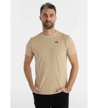 Lois Jeans para hombre. 158252825 Camiseta Raul marrón (XS), Casual, Algodón, Manga corta