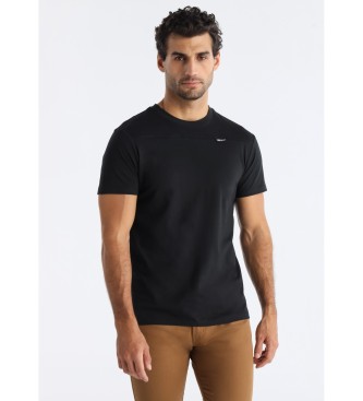Lois Jeansvoor mannen. 158252825 Raul T-shirt zwart (XL), Casual, Katoen, Korte mouwen