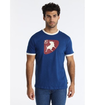 Lois Jeans para hombre. 158443492 Camiseta Michel azul (M), Casual, Algodón, Manga corta