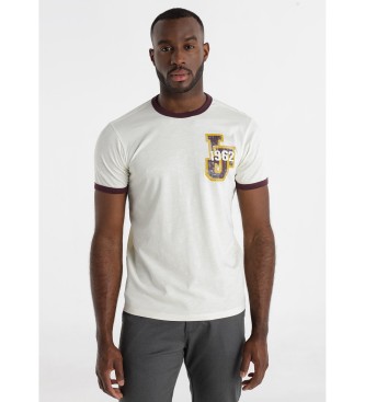 Lois Jeansvoor mannen. 158333473 Yaros Taha T-shirt wit (XL), Casual, Katoen, Korte mouwen