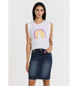 Lois Jeans para mujer. 410242612 Falda tejana azul oscura marino (25), Casual, Algodón, Denim