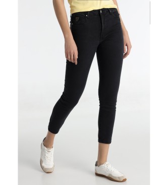 Lois Jeans para mujer. 201082342 Jeans skinny negro (30), Casual, Algodón, Denim