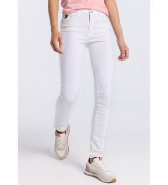 Lois Jeans para mujer. 201062360 Jeans | Caja Baja - Skinny blanco (33), Casual, Algodón