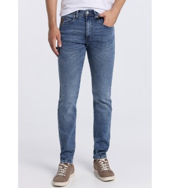 Lois Jeans para hombre. 101903237 Jeans Regular Fit azul (30), Casual, Algodón, Denim, Clásico