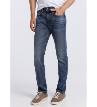 Lois Jeans para hombre. 101553118 Jeans Slim Fit azul oscuro (36), Casual, Algodón, Denim, Clásico