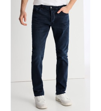 Jeans Slim fit Tiro Medio marino (28), Casual, Algodón, Denim