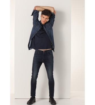 Lois Jeans para hombre. 101943409 Jeans cintura media Skinny marino (28), Casual, Algodón, Denim