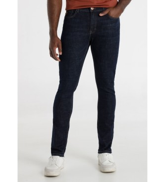 Lois Jeansvoor mannen. 101913754 Jeans Cross Weave Rinsed navy (31), Casual, Katoen, Denim, Marineblauw