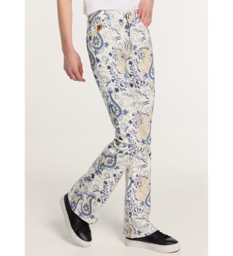 Lois Jeans para mujer. 201092509 Jeans 138024 blanco (25), Casual, Algodón, Denim