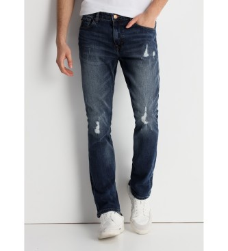Lois Jeans para hombre. 101913626 Jeans lavados azul (29), Casual, Algodón, Denim