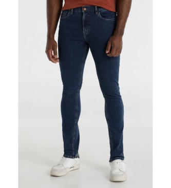 Lois Jeansvoor mannen. 101913747 Broek Robin Luc marine (28), Casual, Katoen, Denim, Marineblauw