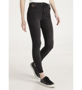 Lois Jeans para mujer. 201082408 Jeans Cher Ultra negro (36), Casual, Algodón