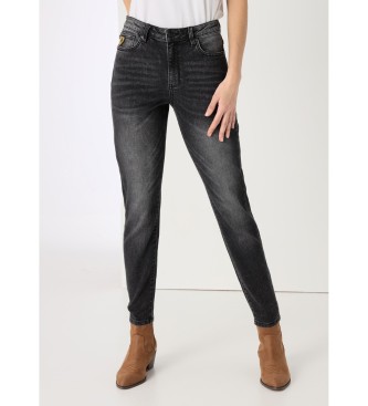 Lois Jeans para mujer. 201082624 Jeans lavados tejido trutemp 365 gris (27), Casual, Algodón, Denim