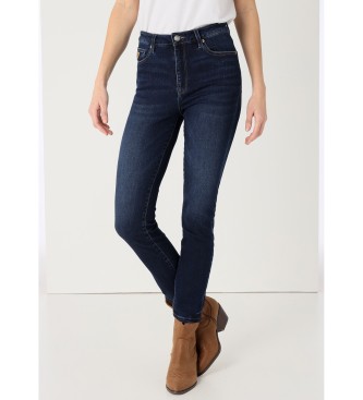 Lois Jeans para mujer. 201082639 Jeans lavados Skinny ankle marino (32), Casual, Algodón, Denim