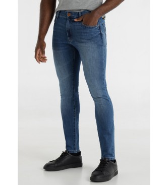 Lois Jeansvoor mannen. 101933640 Jeans Lucky Camp blauw (32), Casual, Katoen, Denim