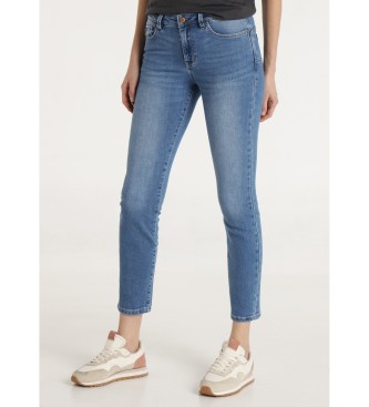 Lois Jeans para mujer. 201112618 Jeans Pushy Magic azul (25), Casual, Algodón, Denim