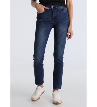 Lois Jeans para mujer. 201112640 Jeans Pushy Cambell azul (26), Casual, Algodón, Denim