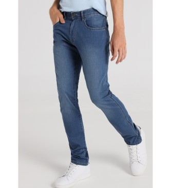 Lois Jeans para hombre. 101903362 Jeans Regular fit azul (38), Casual, Algodón, Denim