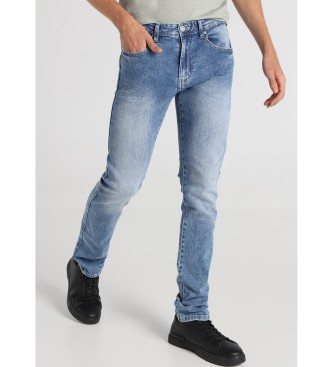 Lois Jeans para hombre. 101903747 Jeans Regular fit azul (38), Casual, Algodón, Denim