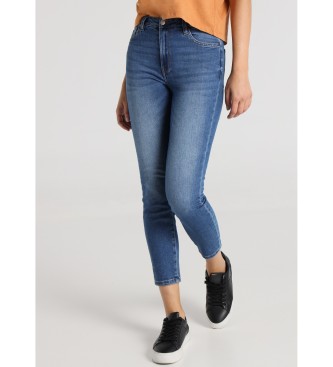 Lois Jeans para mujer. 201082618 Jeans Skinny Ankle fit azul (27), Casual, Algodón, Denim