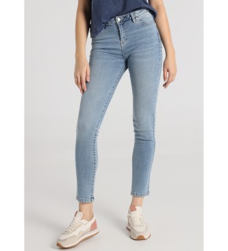 Lois Jeans para mujer. 201062639 Jeans Skinny fit azul (36), Casual, Algodón, Denim