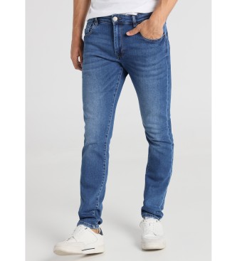 Lois Jeans para hombre. 101933618 Jeans Skinny fit azul (28), Casual, Algodón, Denim