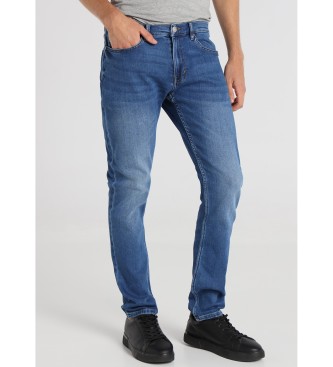 Lois Jeans para hombre. 101913618 Jeans Slim fit azul (32), Casual, Algodón, Denim
