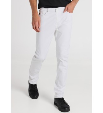 Lois Jeans para hombre. 101913744 Jeans Slim fit blanco (36), Casual, Algodón, Denim