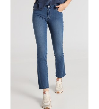 Lois Jeans para mujer. 201043362 Jeans Straight fit azul (33), Casual, Algodón, Denim