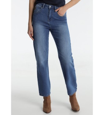 Lois Jeans para mujer. 207612618 Jeans Straight fit azul (26), Casual, Algodón, Denim
