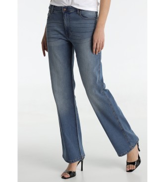 Lois Jeans para mujer. 207982622 Jeans Straight fit azul (28), Casual, Algodón, Denim