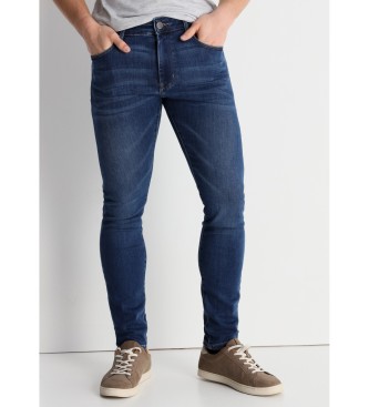 Lois Jeans para hombre. 101933627 Jeans tejido brush lavado azul (34), Casual, Algodón, Denim