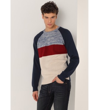 Lois Jeans para hombre. 176503363 Jersey rayas marino (L), Casual, Algodón, Acrílico, Manga larga