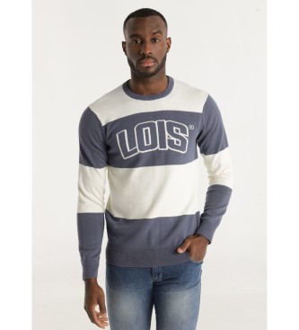 Lois Jeans para hombre. 176853501 Jersey Garnik Ever blanco (L), Casual, Algodón
