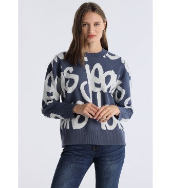 Lois Jeans para mujer. 453312893 Jersey Atenea Eya azul (XS), Casual, Viscosa