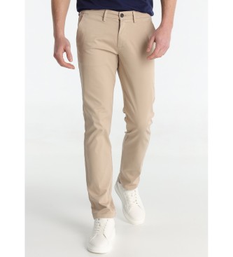 Lois Jeans para hombre. 102103090 Pantalón chino beige (34), Casual, Algodón
