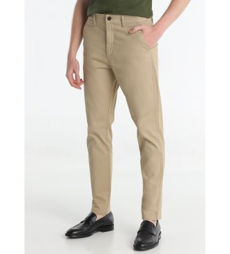 Lois Jeans para hombre. 174553883 Pantalón Chino marón (28), Marrón, Casual, Algodón
