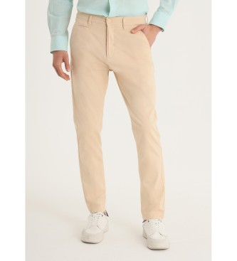 Pantalón 137966 beige (36), Casual, Algodón