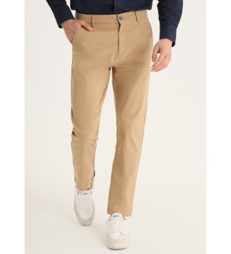 Pantalones chino slim - Tiro medio cuatro bolsillos (34), Casual, Algodón, Clásico