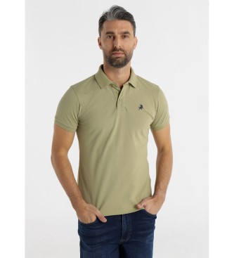 Lois Jeansvoor mannen. 130584000 Filipo Klassiek groen poloshirt (M), Casual, Katoen, Korte mouwen