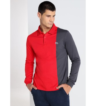 Lois Jeans para hombre. 132413440 LOIS JEANS - Polo contraste de manga larga rojo (S), Casual, Algodón, Clásico, Lois Jeans outlet 2024.