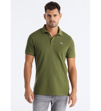 Lois Jeans para hombre. 132553878 Polo Filip verde (M), Casual, Algodón, Manga corta
