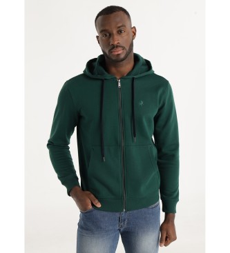 Lois Jeans para hombre. 164483023 Sudadera Filipodera Japonisa verde (L), Casual, Algodón