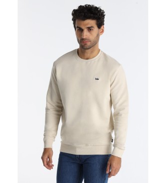 Lois Jeansvoor mannen. 166003996 Eloi beige sweatshirt (3XL), Casual, Katoen